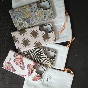 Stylish Patterned Phone Cases - Set of 4